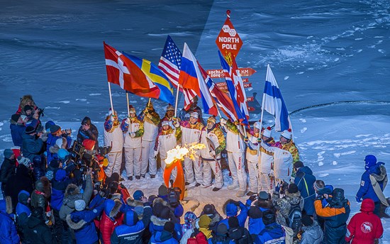 Sochi Olympic Torch Run to the North Pole – A symbol of Arctic Cooperati1