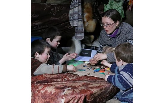Nomadic school in Yamal