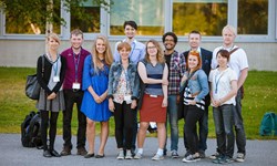 Participants of the 2015 Students' Forum at Umeå University