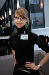 Ingrid Medby / At a conference