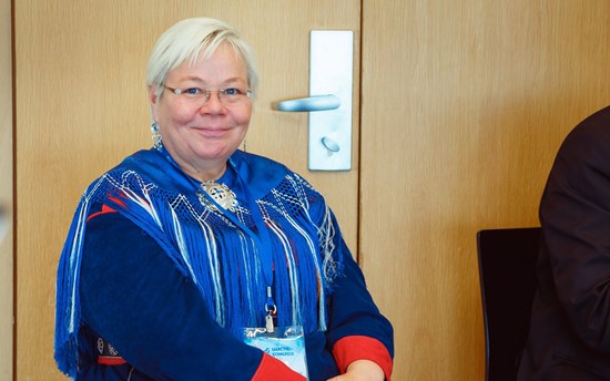 Liisa Holmberg at the UArctic Congress 2016 in St Petersburg  PHOTO: St Petersburg University