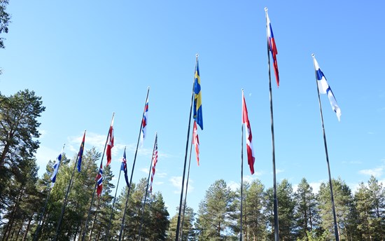 Flags of the UArctic Congress 2018  PHOTO: Juha Sarkkinen