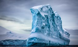 Antarctic Iceberg In The Snow PYVPGML