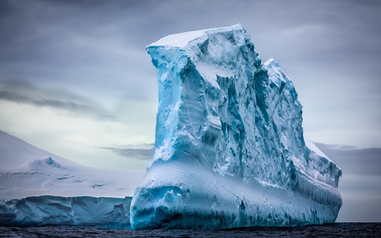 Antarctic Iceberg In The Snow PYVPGML