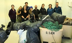 A part of the group participating in the Marine Litter Workshop.