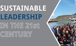 Sustainable Leadership In The 21St Century Summer School Banner