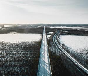 The photographs were taken in 2021 at Kätkävaara and the surrounding of Rovaniemi.  PHOTO: Mikhail Sinitcyn