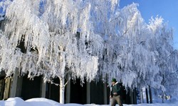 University of Alaska Anchorage campus in winter