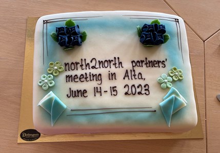 Cake to celebrate the first north2north gathering in a few years.