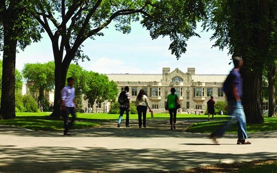 USask campus in summer