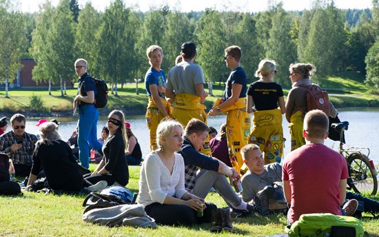 Student life at UEF, Kuopio campus  PHOTO: Raija Törrönen