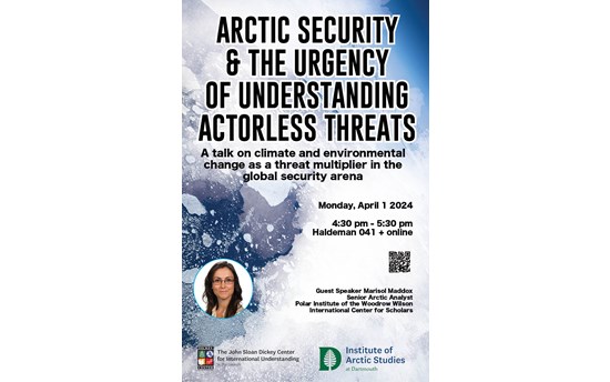 Event Poster Arctic Security And The Urgency Of Understanding Actorless Threats
