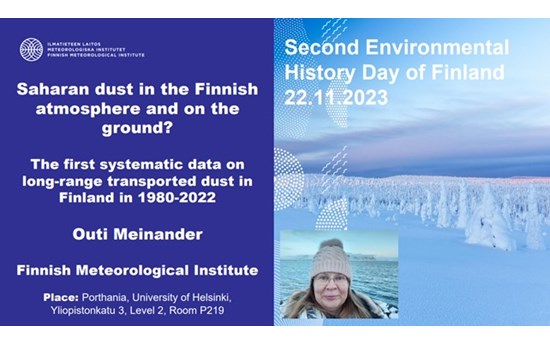 Outi Meinander Environmental History Day