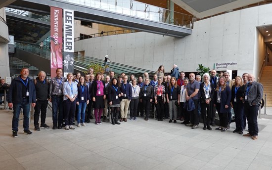 Bridging the Fram Strait workshop participants at the Royal Library in Copenhagen in October 2022, Denmark.